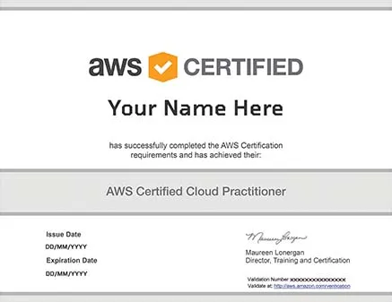 AWS Certified Cloud Practioner Certificate