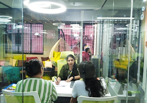 Career Counselling session at Borivali branch