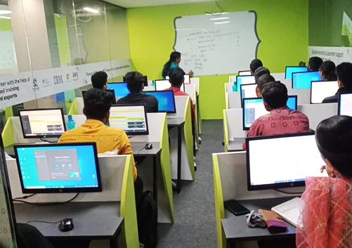 Classroom training at Chennai branch