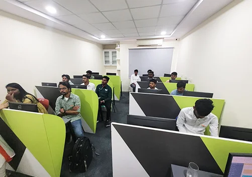 Classroom training at Hyderabad branch